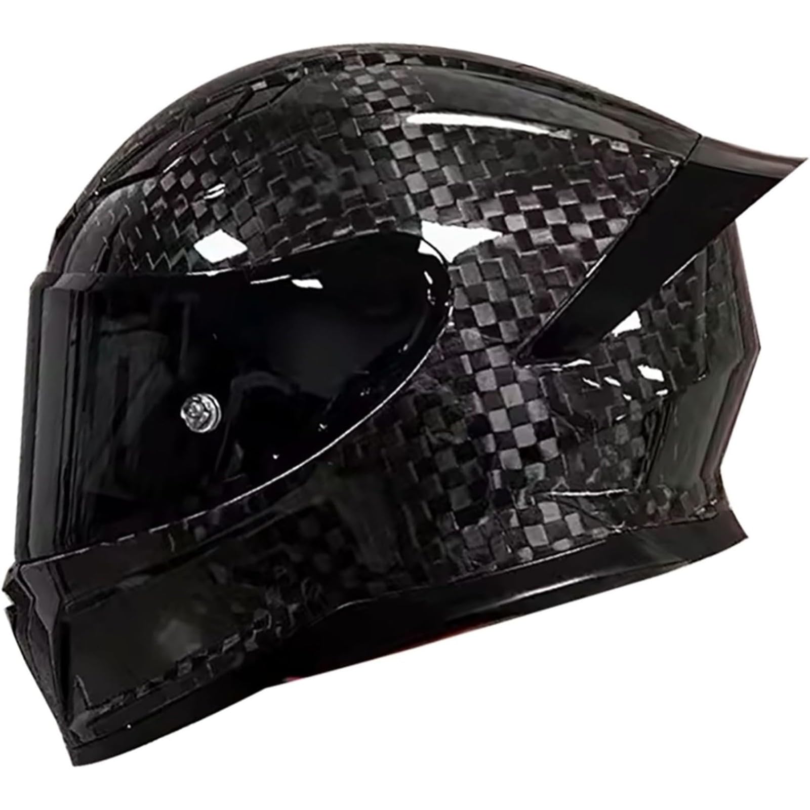 Motorrad-Integralhelm Mit Sonnenblende, DOT/ECE-Zertifizierter Modularer Motorrad-Mopedhelm, Motorradhelm-Integralhelme Für Frauen Und Männer, Erwachsene D,L=59~60CM von BYFHHHH