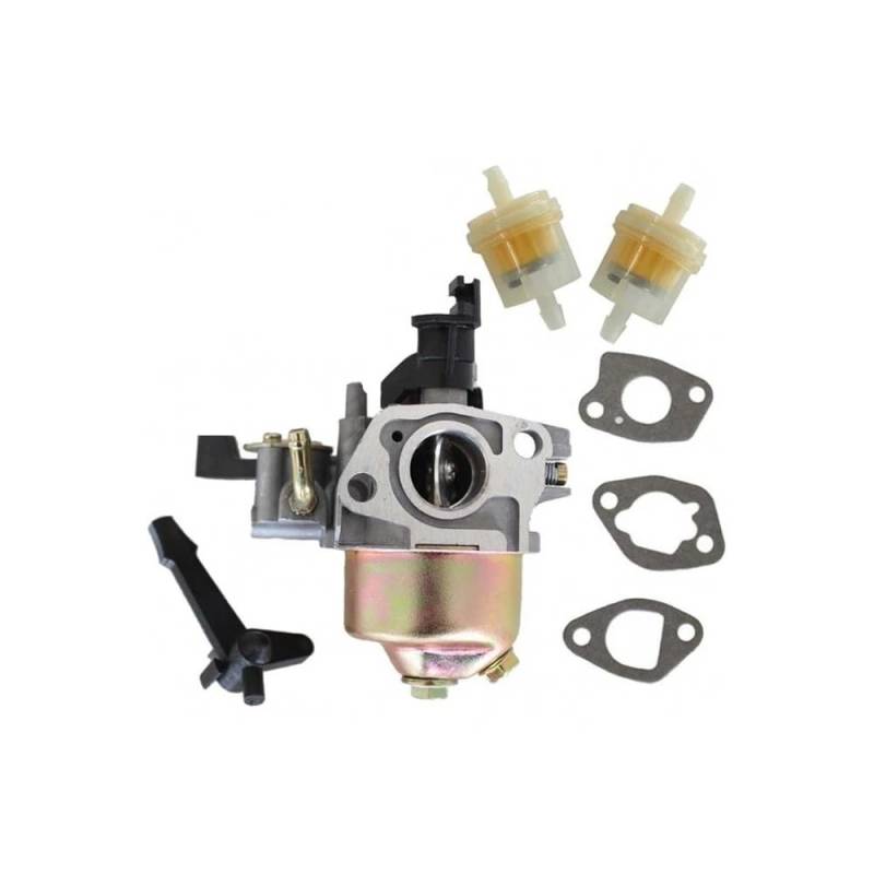 [Motercyole Teile] Vergaser Carb Verpackung Kraftstoff Schlauch Set für GX160 GX200 5,5HP 6.5HP Gas Engine Generator [Einfach zu ersetzen] von BYHGDEQ