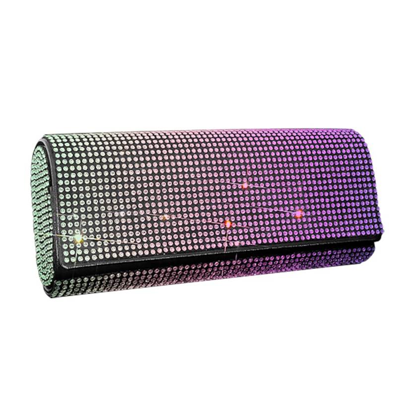 Glitzer Brillenhalter für Auto Sonnenblenden Brillenetui Bling Bling Brillenhalter Glitzer Brillenbox Brillenhalterung Strass Brillen Clip Frauen Auto Sonnenbrillenhalter Organizer, 16cmx3.5cmx7cm von BYNYXI