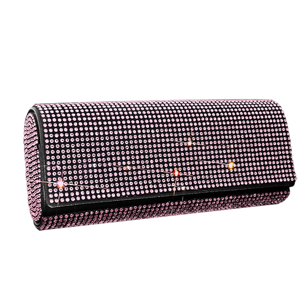 Glitzer Brillenhalter für Auto Sonnenblenden Brillenetui Bling Bling Brillenhalter Glitzer Brillenbox Brillenhalterung Strass Brillen Clip Frauen Auto Sonnenbrillenhalter Organizer, 16cmx3.5cmx7cm von BYNYXI