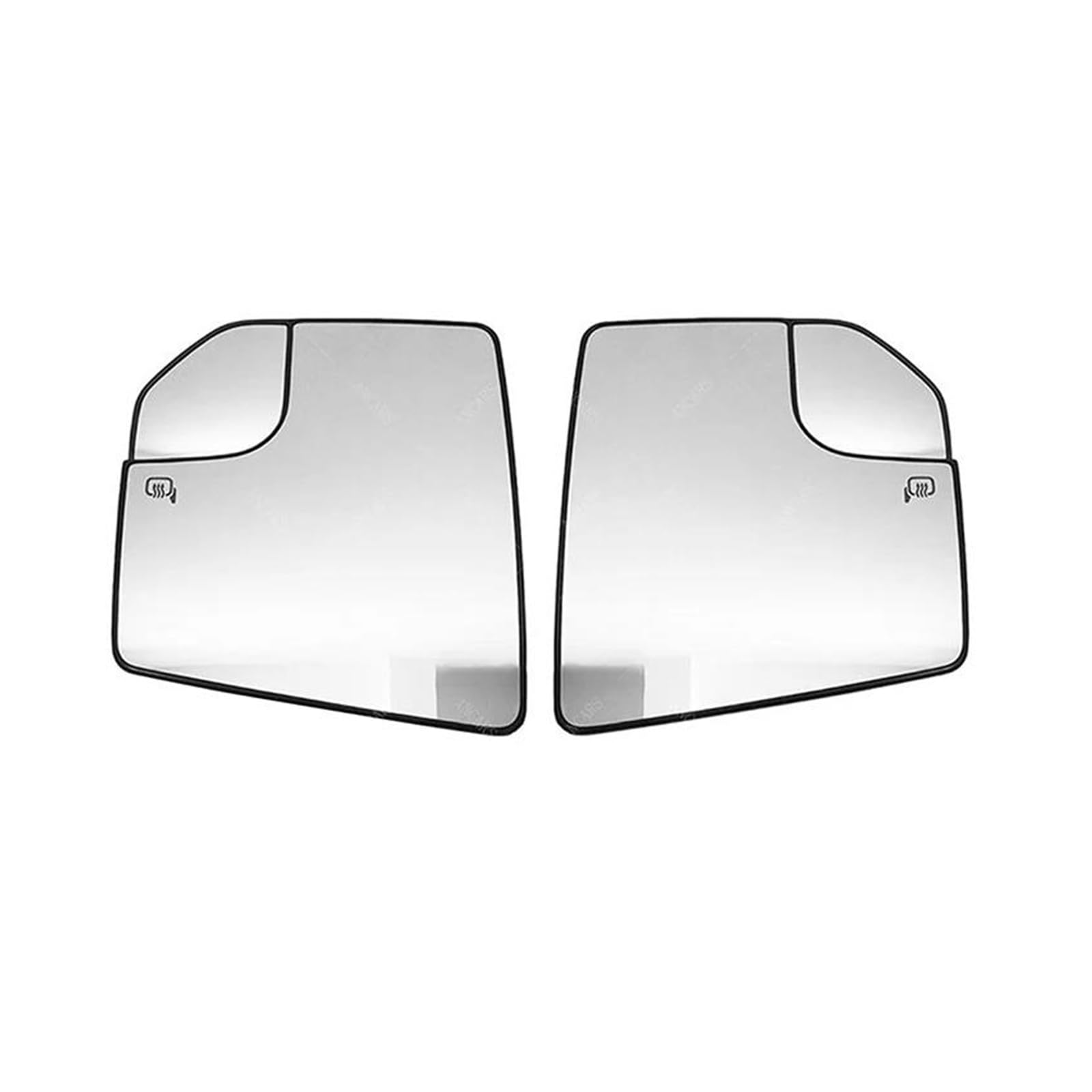 Rearview Side Autotür Spiegelglas Für Ford Für F150 2015 2016 2017 2018 2019 2021 Auto Erhitzt Seite Tür Rück Flügel Spiegel Glas Trägerplatte Auto Spiegelglas(1 Pair) von BYSKJZ