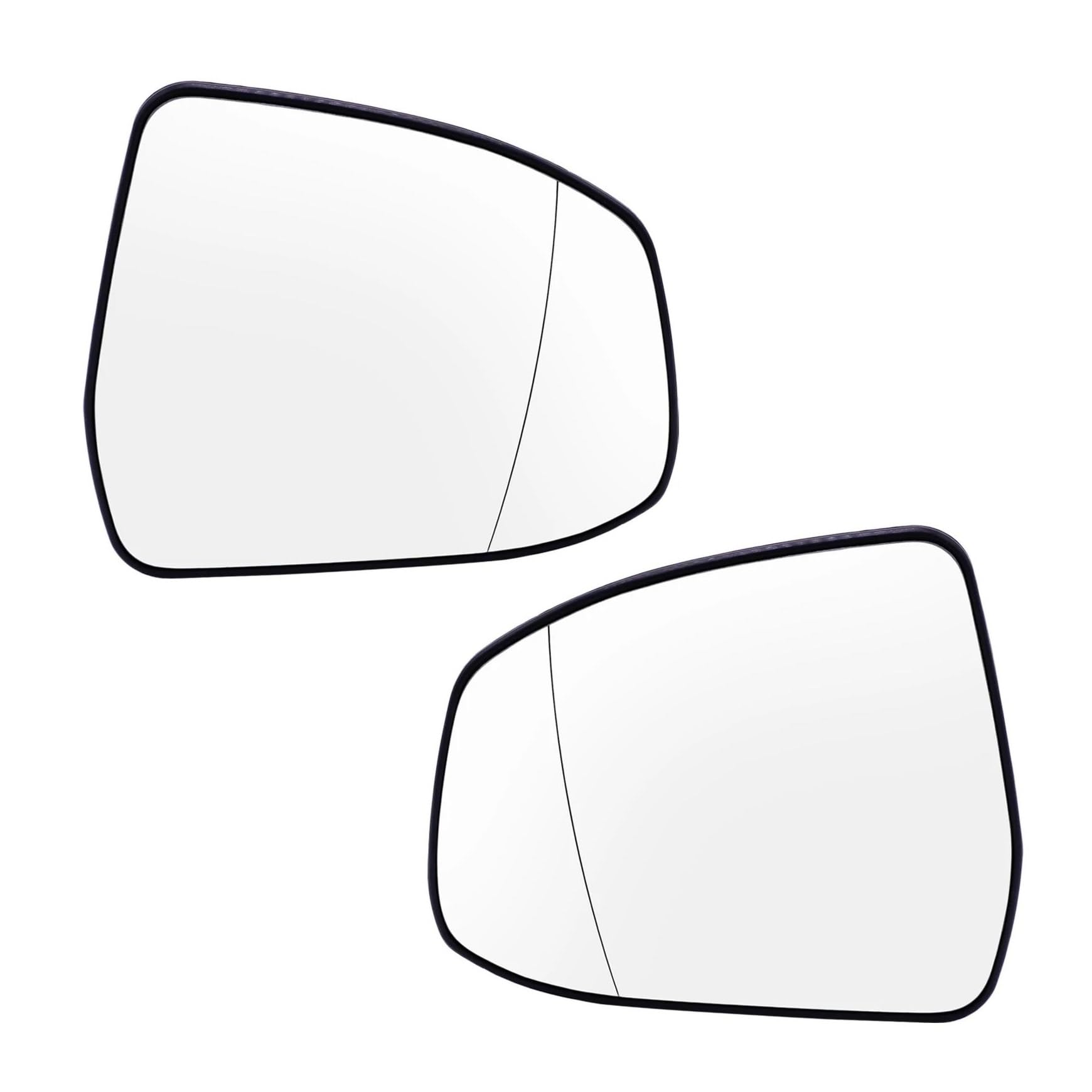 Rearview Side Autotür Spiegelglas Für Ford Für Fokus Für MK2 Für MK3 Links Rechts Seite Flügel Spiegel Glas Erhitzt Platte Konvexen Rück Weitwinkel Auto Spiegelglas(Left Right Set) von BYSKJZ