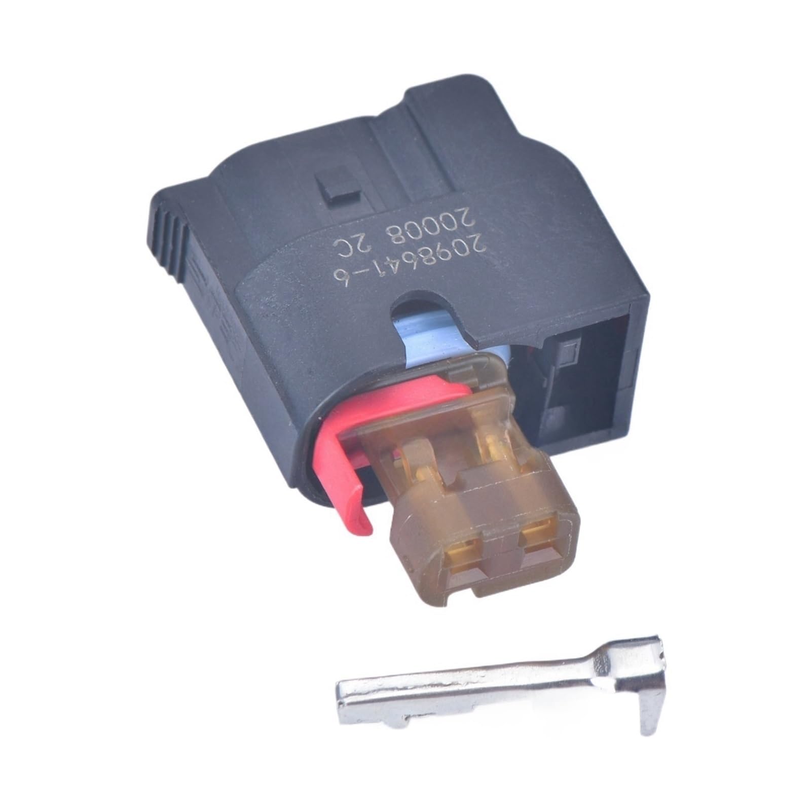 1 Set 2-poliger automatischer wasserdichter Anschlussstecker 2098641-6 Gas OH6 Zündspulenstecker Kraftstoffeinspritzdüsenstecker 1000264408 von BYTNHNT