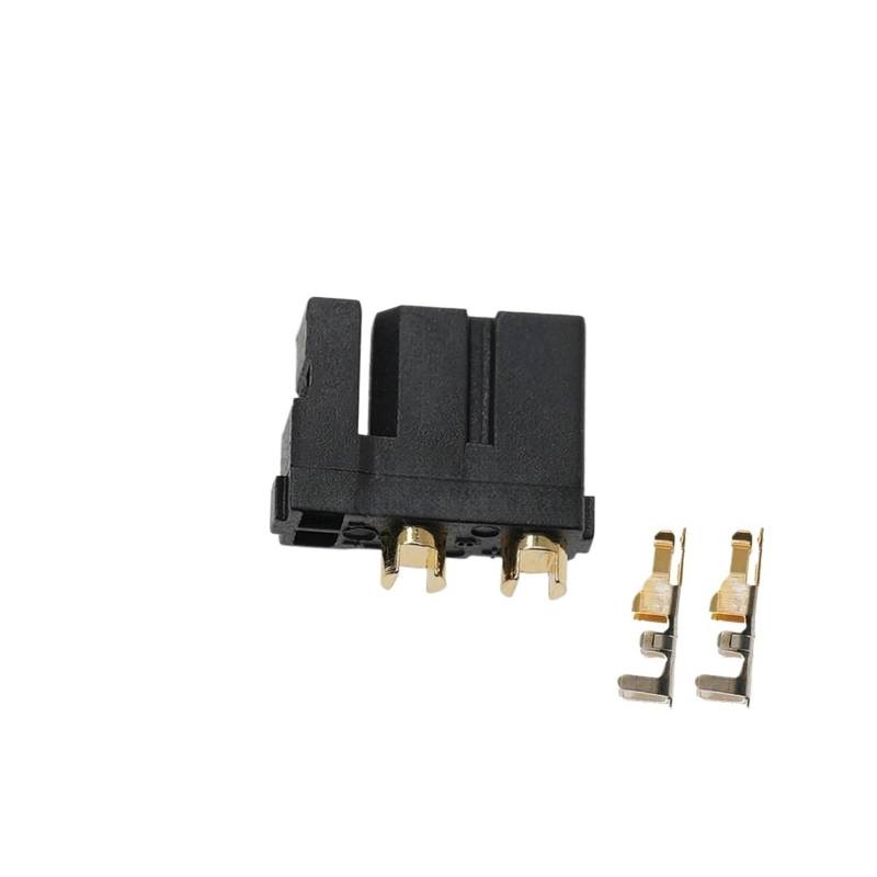 5 Stück, XT30 (2 + 2) Aeromodelling-Stecker, schwarzer männlicher Kopf, Leiterplattendirekteinführung, mit Signalpin; XT30(2+2) PB-M.G.B (5PCS-XT30(2 2)-F) von BYTNHNT