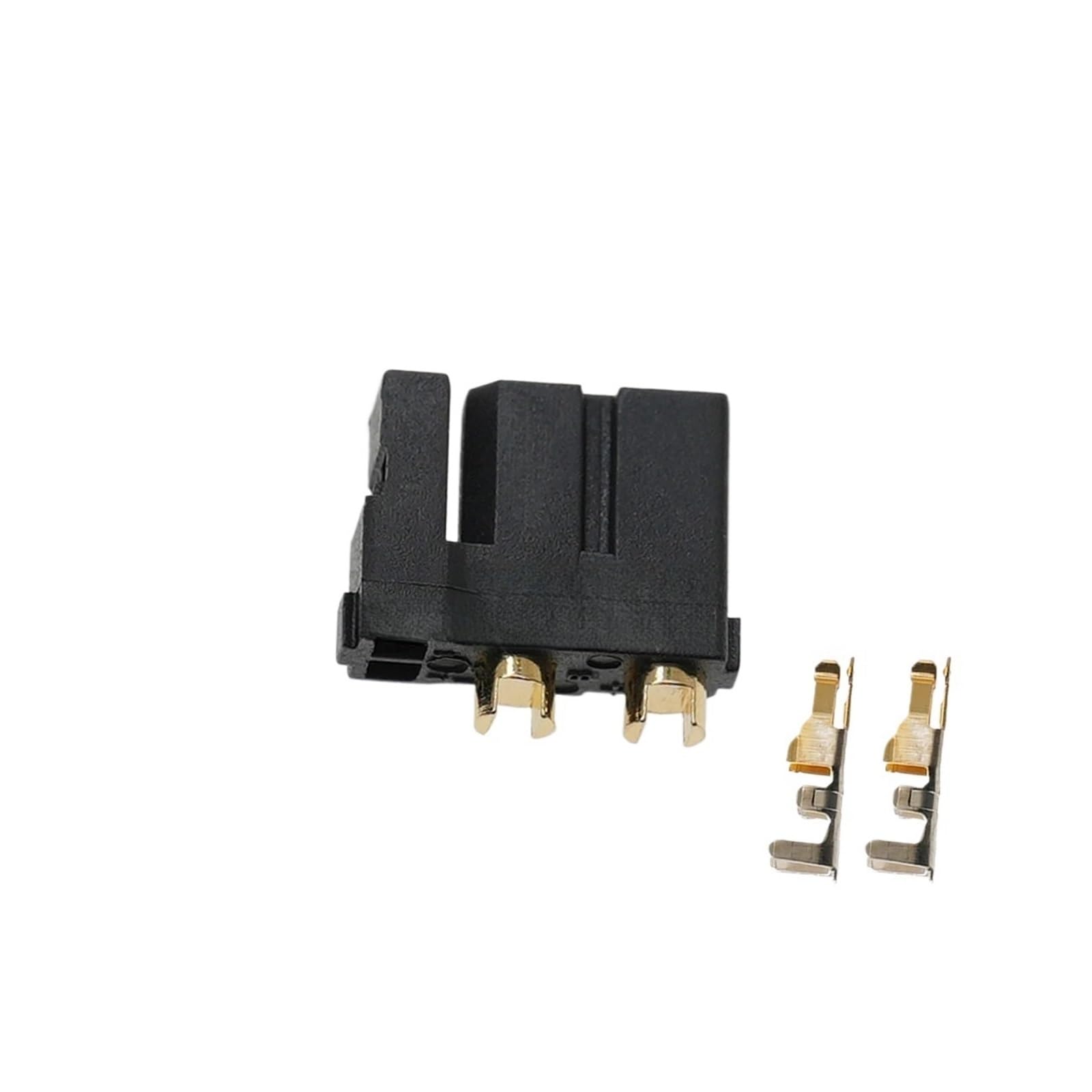 5 Stück, XT30 (2 + 2) Aeromodelling-Stecker, schwarzer männlicher Kopf, PCB-Biegungsstecker, mit Signalpin; XT30(2+2) PW-M.G.B (5PCS-XT30(2 2)-F) von BYTNHNT