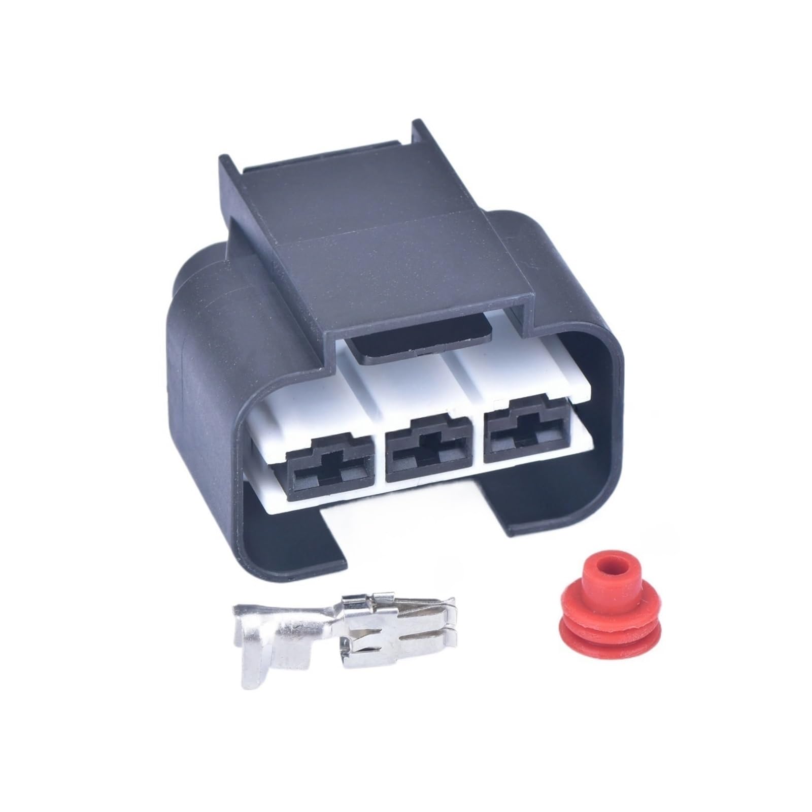 BYTNHNT 1 Set 3-poliger 6,3 mm Serie 1743271-2 weiblicher wasserdichter Auto-Stecker, Automobilstecker, elektrischer Kabelbaum, Buchse (weiblich) von BYTNHNT