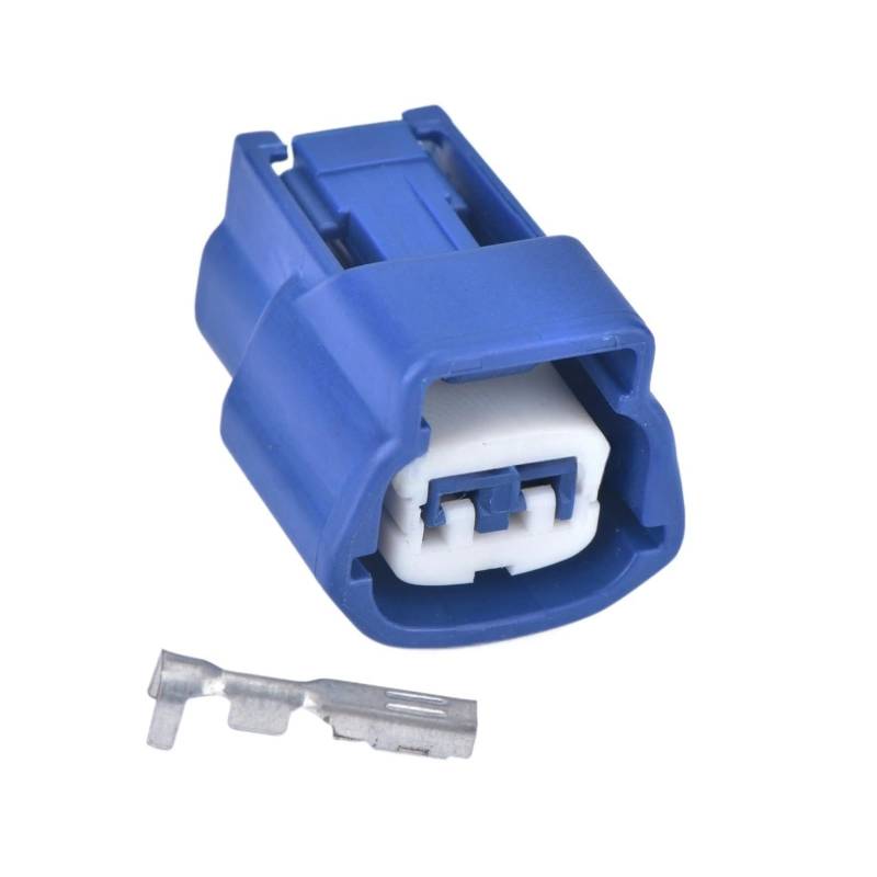 Blauer 2-poliger RS 090 Serie weiblich (2.2) Automobil-Elektrogehäuse-Stecker aus Kunststoff, wasserdicht, Verdrahtungsstecker 6189-0777 von BYTNHNT