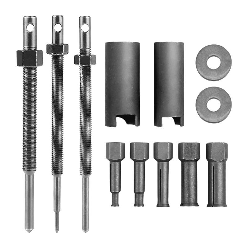 Innenlager Abzieher, Motorrad Innenlager-Auszieher, Radlager Abzieher Motorrad, Innenlager-Abzieher-Ausbauwerkzeug-Set, Lagerabzieher Innen Motorrad & Fahrrad, mit 5 Größen offene Clips (9-23 mm) von BYZESTY