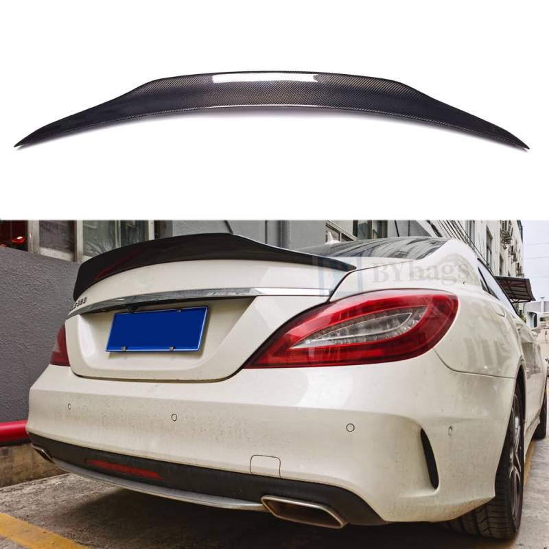 W218 PSM Style Carbon Heckspoiler für Mercedes CLS Klasse C218 CLS350 CLS400 CLS500 CLS63 2011-2018 von BYbags