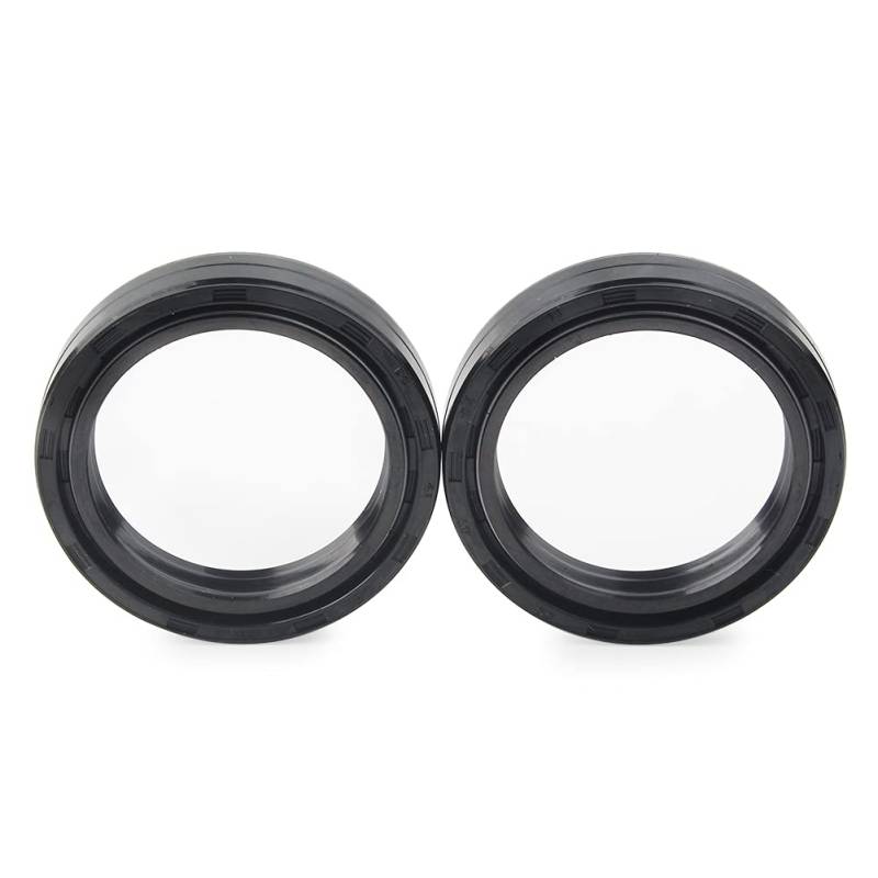 Bacar 2PCs 33X46-11mm Gabel Dämpfer Stoßdämpfer Gabel Öl Dichtungen Schwarz von Bacar