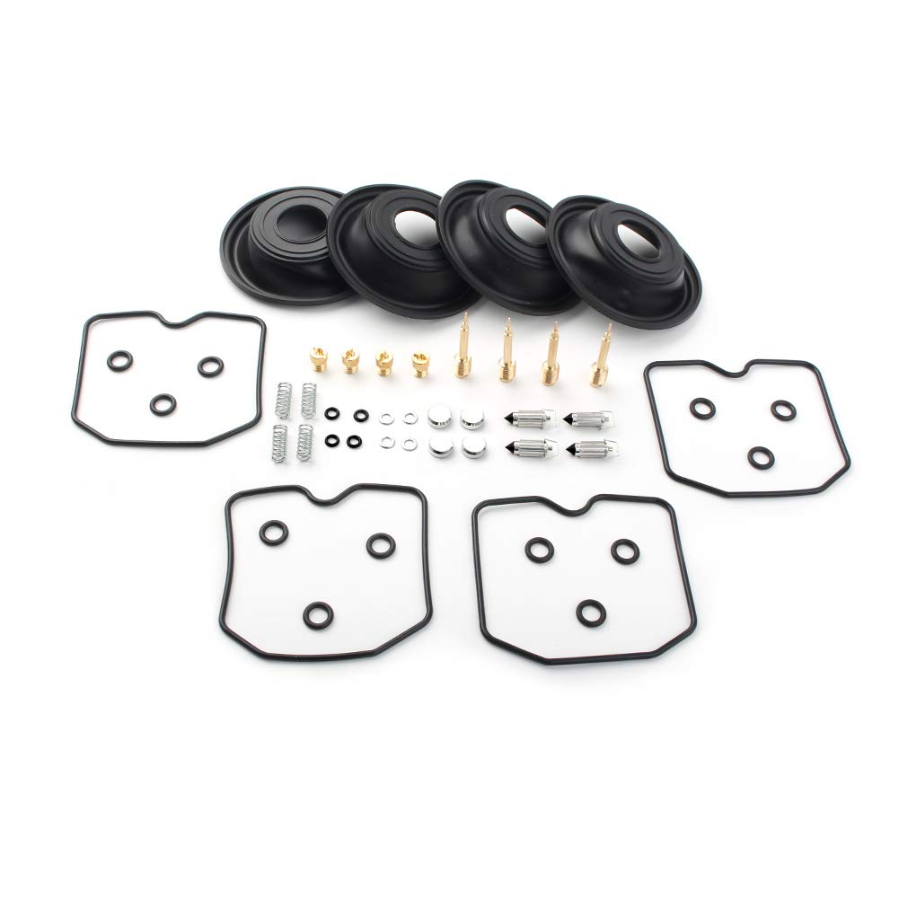 Bacar 4 Set Motorradzubehör ATV Vergaser Rebuild Befestigungs Kit Für KEF300 KLF300 KVF300 KLX250 KLX300, Ninja 250R 600R von Bacar