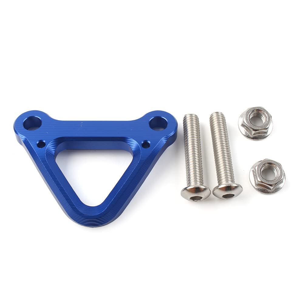 Bacar Aluminium Hinten Fest Haken Kit Blau, Motorrad Hilfsrahmen Racing Haken Zurrgurt Halter Hinten Für YZF-R7 YZFR7 von Bacar