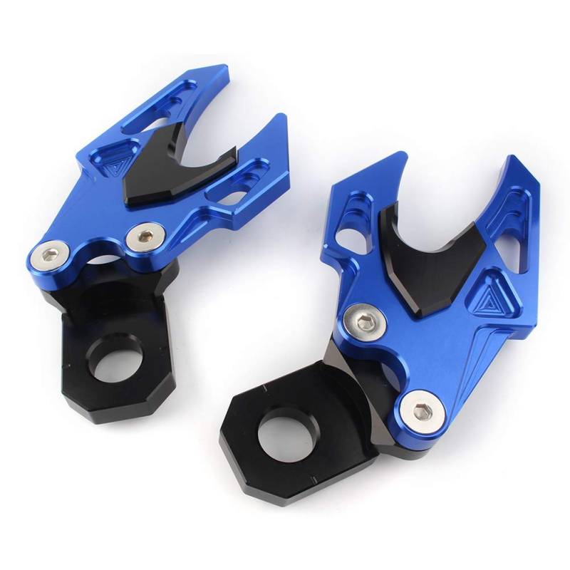 Bacar Motorrad CNC Hinterradgabel Kettenspanner Hinterradgabel Spindel Kettenspanner Blöcke Für CB650F 2014 2015 2016 2017 2018 2019, Blau von Bacar