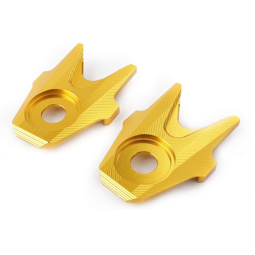 Bacar Motorrad-Hinterrad-Flachgabel-Dekorabdeckung aus Aluminiumlegierung Für Ninja300/ 250/ Z250/ 300 2013 2014 2015 2016, Gold von Bacar