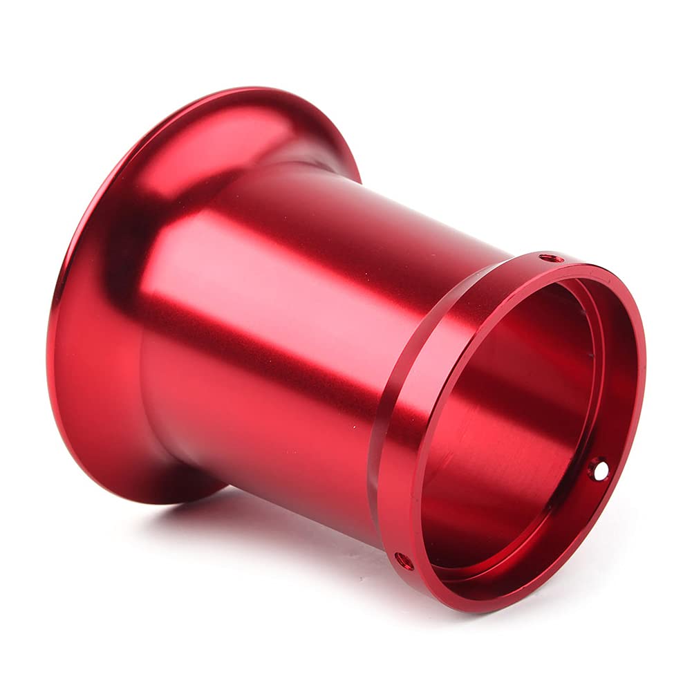 Bacar Motorrad-Luftfilter-Windbecher, 50 mm Vergaser, CNC-Aluminiumlegierung für PWK 21 mm 24 mm 26 mm 28 mm 30 mm Vergaser, für PE 28 30 mm Vergaser (rot) von Bacar