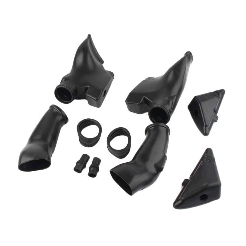 Bacar Motorrad Schwarz Lufteinlass Ram Rohr Kanal ABS Kunststoff Für CBR600RR 2003-2004 von Bacar