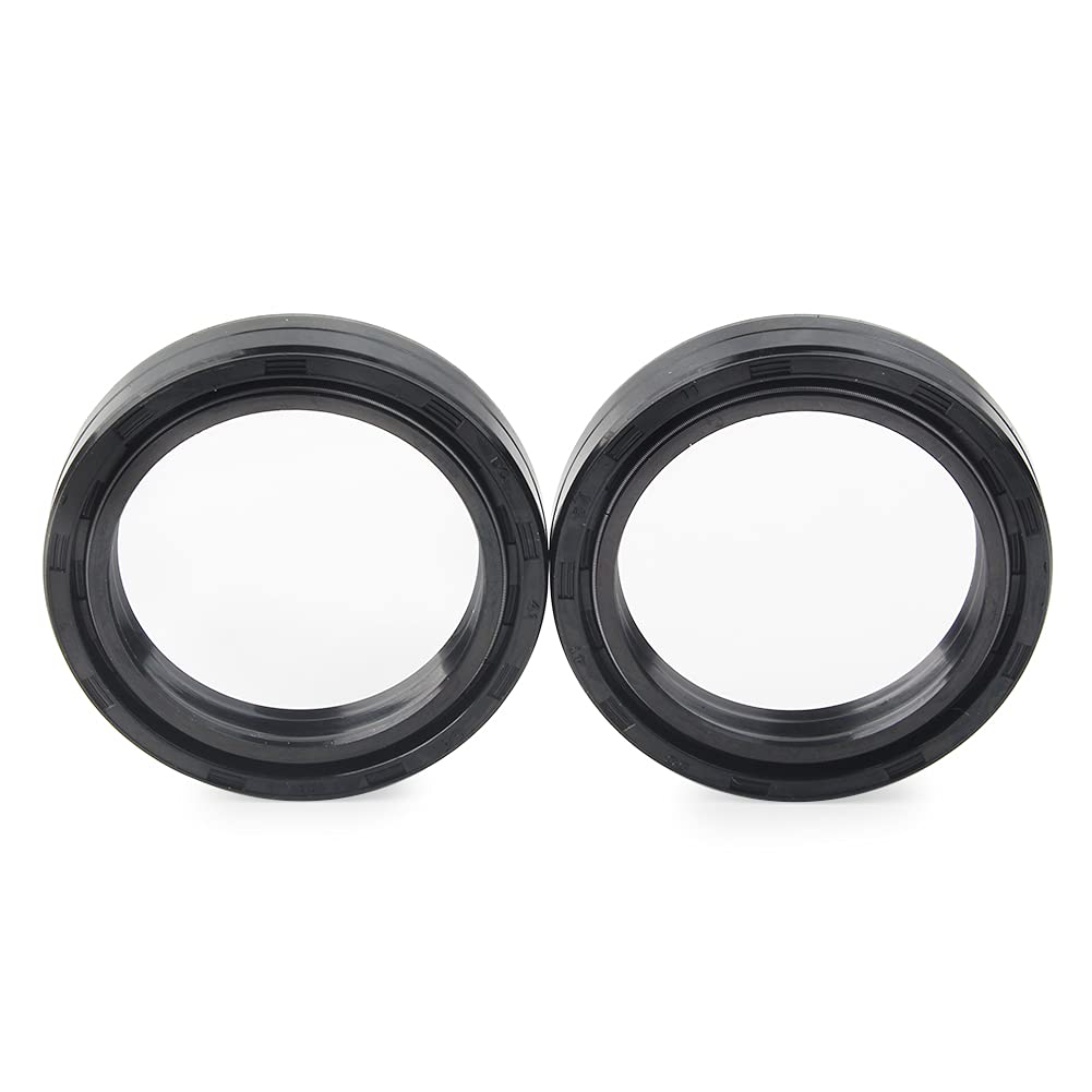 Bacar Motorrad-Vorderradgabel-Stoßdämpfer-Öldichtungen nach Größe 41mm x 53mm x 8,5/10,5mm Für V-Star XVS650 1998-2008, Schwarz von Bacar