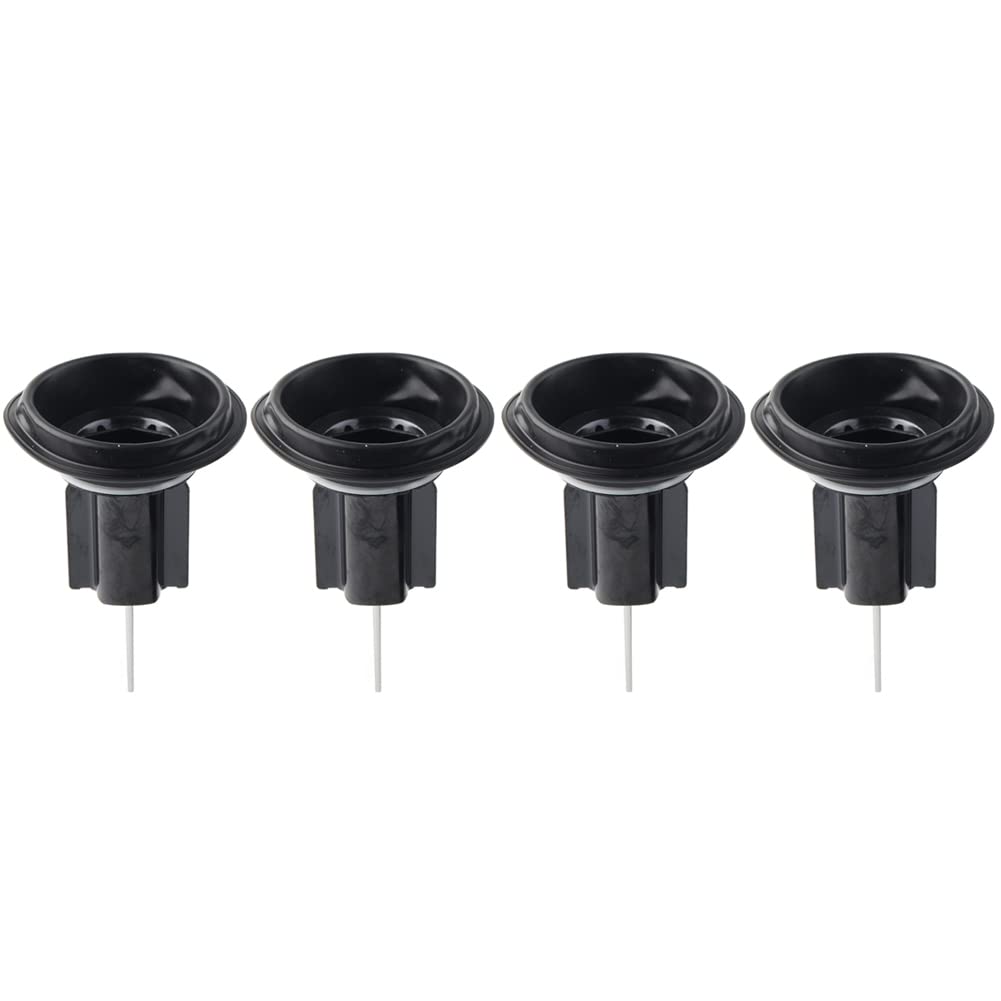 Bacar Vergaser Vakuum Kolben Plunger Membran 4 PCS Vergaser Reparatursätze Für GSF1200 Bandit 2001 2002 2003 2004 2005 2006 von Bacar