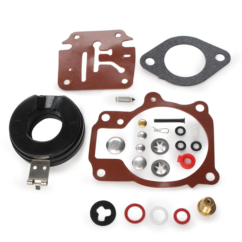 Bacar r Vergaser-Reparatur-Kits, 1 Set von Carb Reparatur-Kit mit Schwimmer, Vergaser Carb Umbau Reparatur Kit für 18 20 25 28 30 35 40 45 48 HP von Bacar