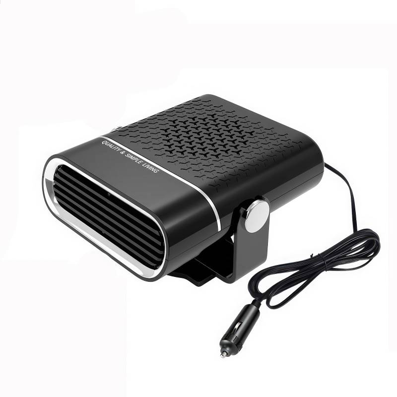 Auto-Heizung 12V 150W Zigarettenanzünder, Baceyong 2-In-1 Tragbare Kinetische Mini Heizlüfter, Entfroster Mit 360° Drehbasis, Auto Winter Windschutz Defroster Demister Scheibenenteiser Zeltheizung von Baceyong