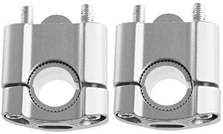 Baceyong 1 Paar Motorrad Riser Einstellbare Lenkerklemmen Neues Motorrad 7/8 "22mm CNC Lenkererhöhung Lenkeradapter Verlegung Lenker von Baceyong