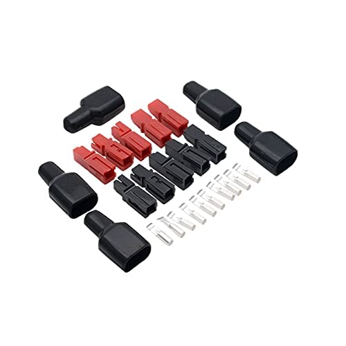 Baceyong 10X 45A Amp 600V Power Marine Connector Pole Red Black For Anderson Powerpole, verschiedene Gehäuse und Kontakte von Baceyong