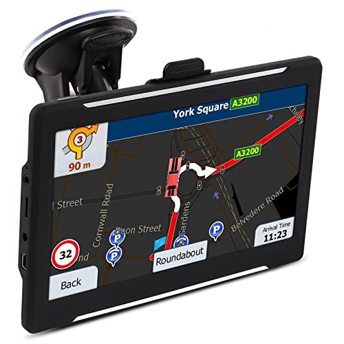 Baceyong 7 Zoll HD Touchscreen Auto GPS Navigator, 8G DDR256M Rugged FM Radio Navigator, mit UK & EU Lifetime Maps von Baceyong