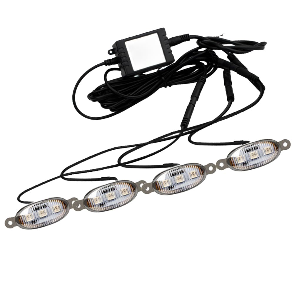 Baceyong Front-Autogrill-LED-Licht, Auto-Frontgrill-LED-Licht, Frontgrill-LED-Leuchten von Baceyong