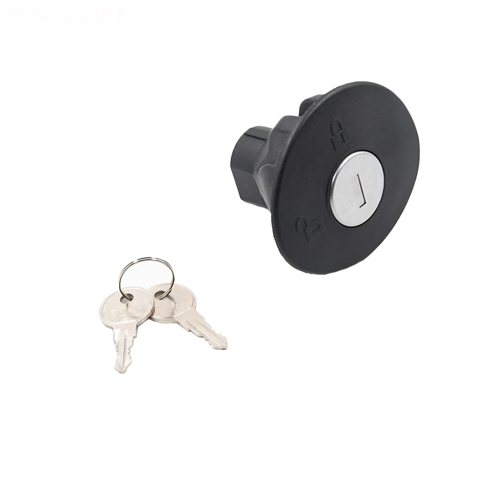 Baceyong Locking Fuel Gas Tank Cap, Black ABS Locking Gas Fuel Tank Plug Cover Cap, Kompatibel mit F*or/d, passend für M*er/Cury von Baceyong