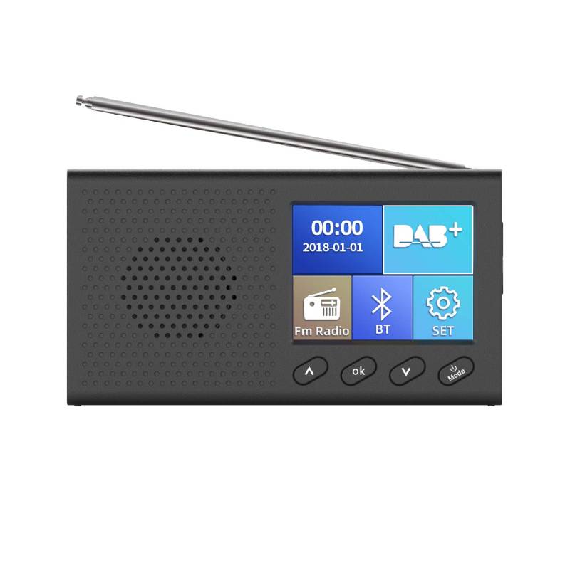 DAB/DAB + Digital und FM Radio, Baceyong Portable Wireless DAB Radio MP3 Music Player für Angeln Camping Radfahren Reisen von Baceyong