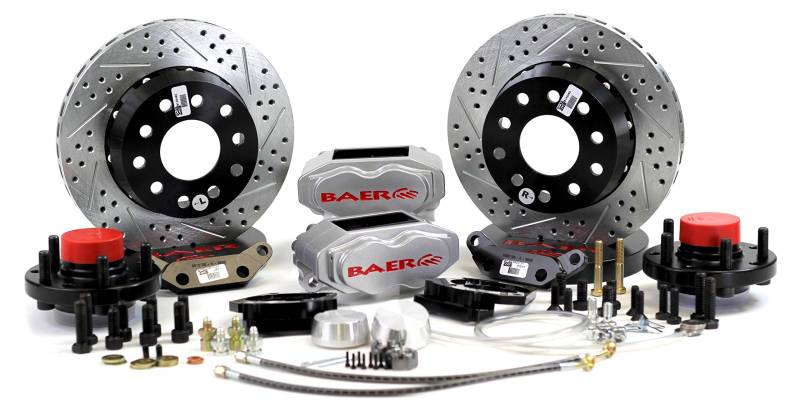 BAER BRAKES 4261410S-BKCZ Bremssystem (11 Zoll vorne SS4+ Silber 71-74 Detomaso Pantera), 1 Stück von Baer Brakes