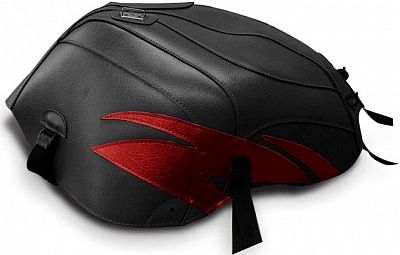 Bagster Aprilia RSV Mille/R/Factory, Tankhaube - Schwarz/Rot/Dunkelgrau von Bagster