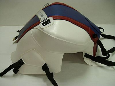 Bagster BMW F800R, Tankhaube - Weiß/Rot/Blau von Bagster