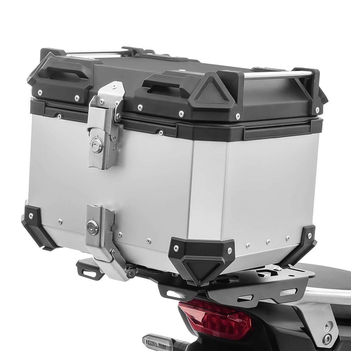 Alu Topcase für BMW R 1250 GS / Adventure Aluminium Bagtecs XB35 silber von Bagtecs