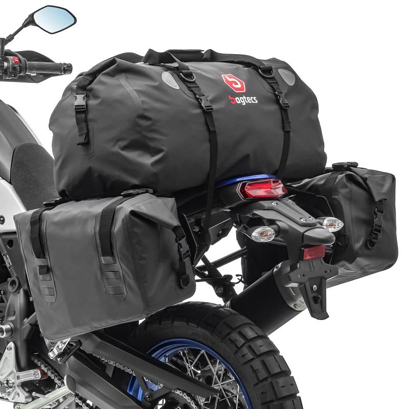 Bagtecs Satteltaschen Set für Honda NX 650 Dominator WX80 Hecktasche von Bagtecs