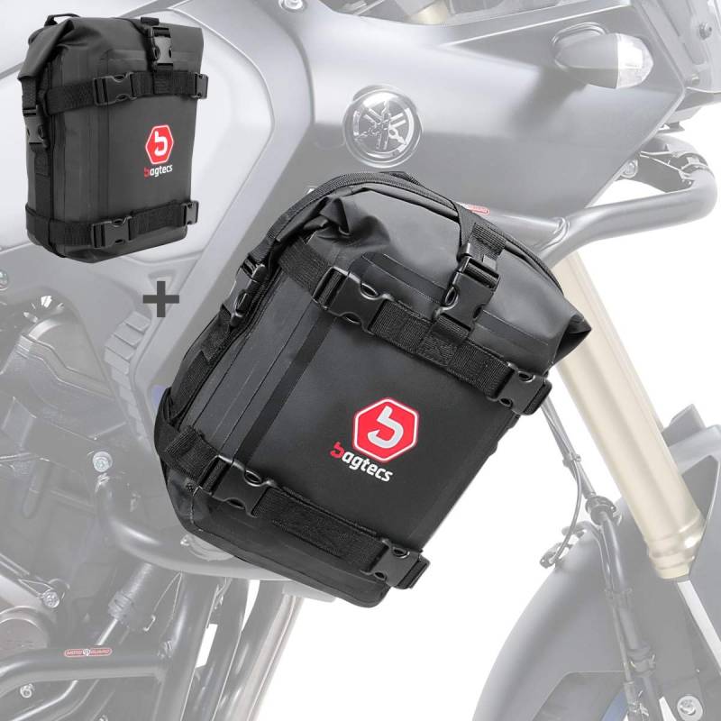 Sturzbügeltasche Paar für Honda Africa Twin 1100 / CRF 1000 L K4 2x10L von Bagtecs