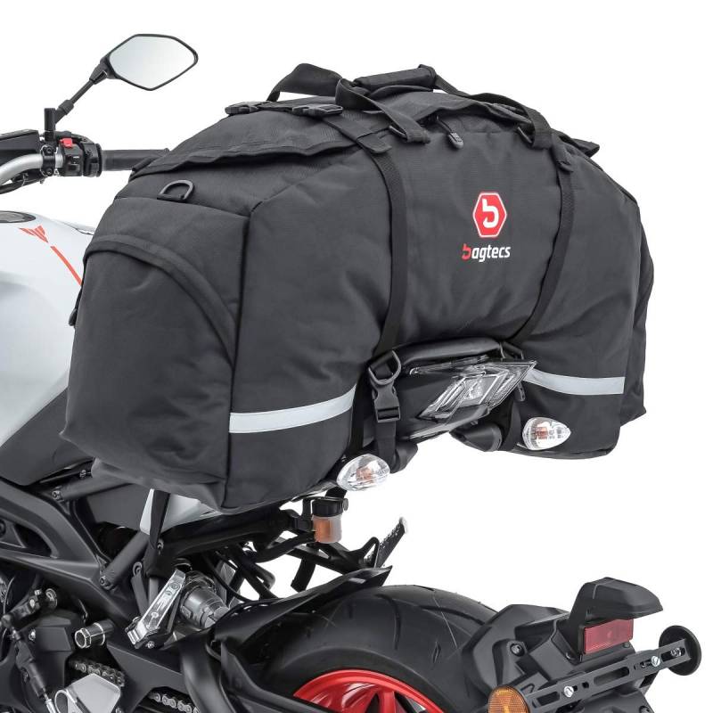 Hecktasche für Motorrad/Soziustasche Bagtecs SX80 schwarz 70L von Bagtecs