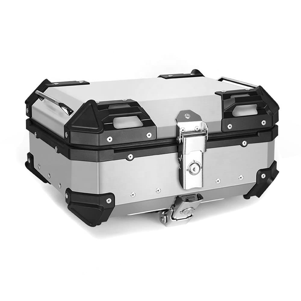 Motorrad Alu Top Case Bagtecs XB22 Aluminium 22 Liter Silber von Bagtecs