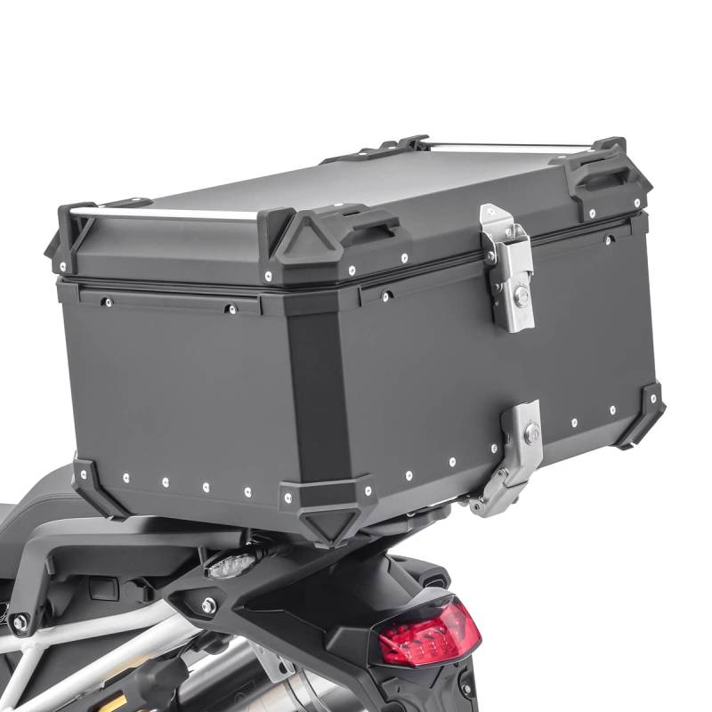 Bagtecs Motorrad Alu Top Case XB65 Aluminium 65 Liter schwarz von Bagtecs