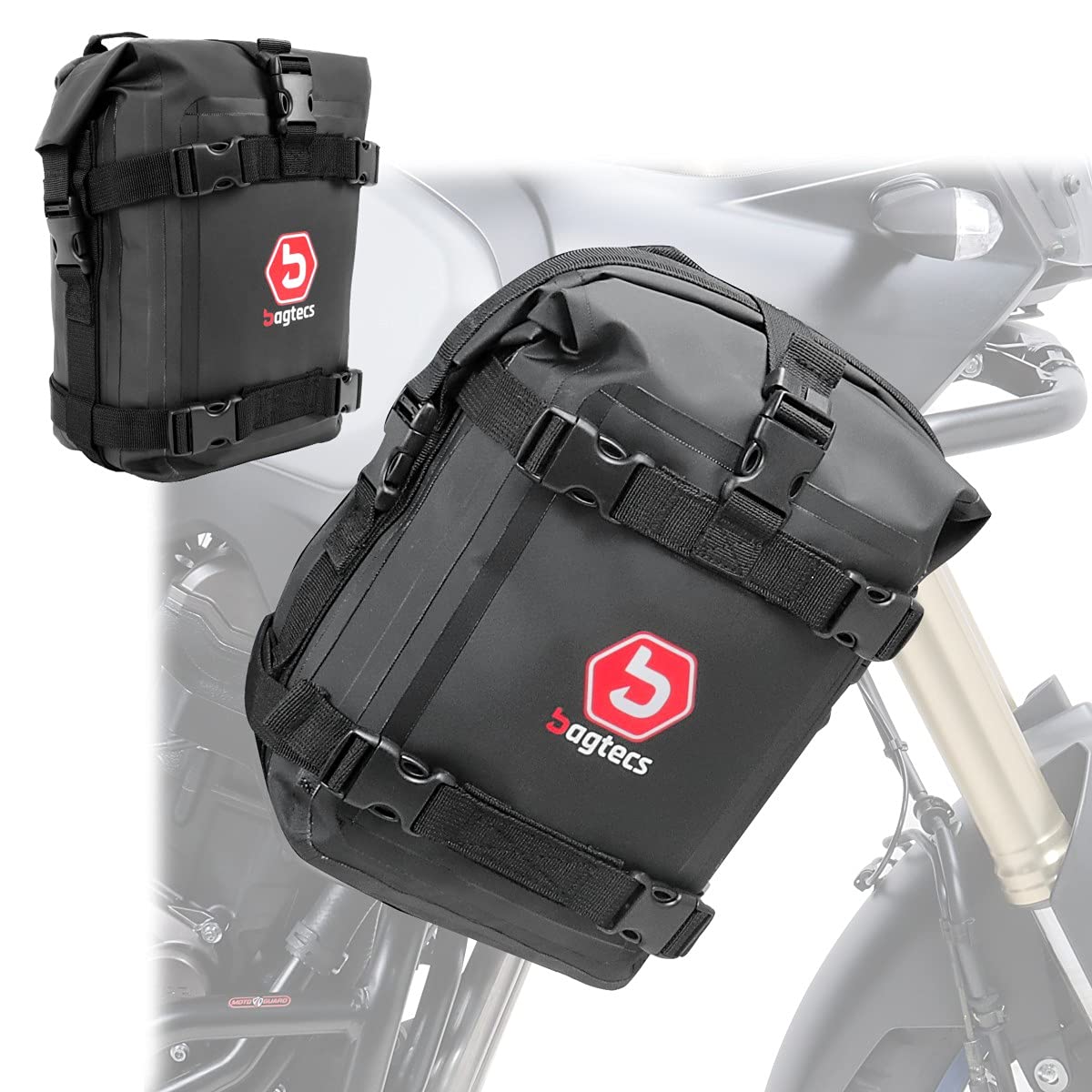 Sturzbügeltasche Paar für Husqvarna Norden 901 K4 2x10L von Bagtecs