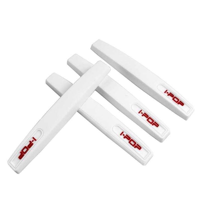 4Pcs Auto Tür Schutz Stoßstange Antikollision Protector Auto Crash Bar Anti-reiben dekorative Streifen White von Baiyouli