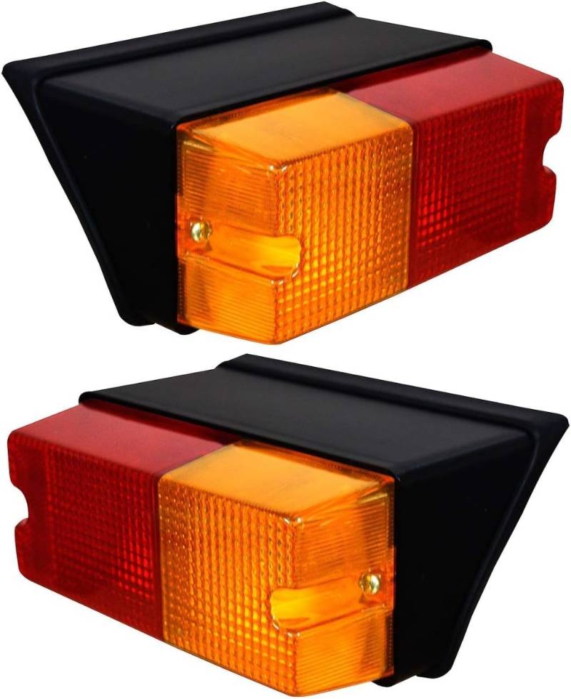 Bajato: 2x Rück Blinker Lampen Licht Farmtrac Sonalika Indofarm Standard Traktor 11005003 von Bajato