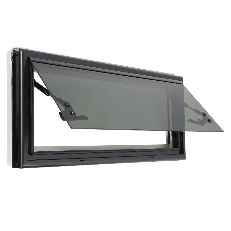 RV-Fenster, RV-Ausstellfenster, Wohnwagen Seitenfenster Ausstellfenster Aufklappbar Wohnmobilfenster Fenster, Wohnwagen Camping Externes Push Fenster für RV Wohnwagen (700x300mm) von Balider