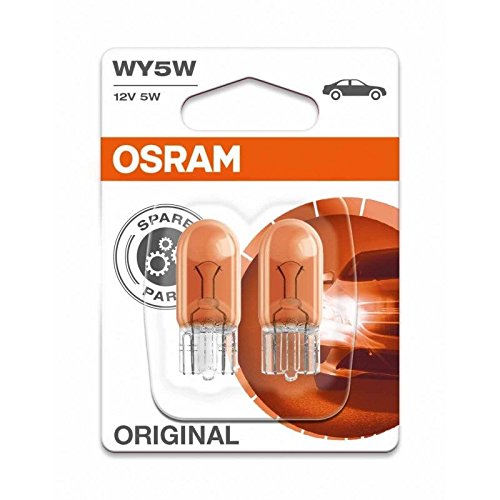 OSRAM 2827-02B WY5W 12V 5W W2.1x9.5d Blinker Lampen orange Doppelblister von Ballero