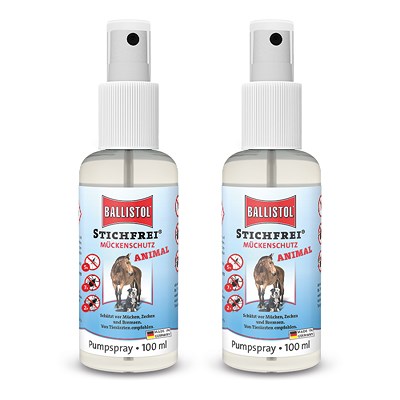 Ballistol 2x 100ml Stichfrei Animal Pump-Spray von Ballistol