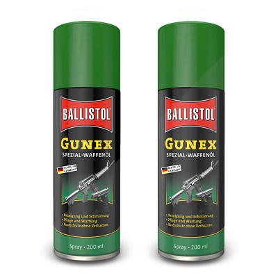 Ballistol 2x 200ml Gunex Spezial-Waffenöl Spray von Ballistol