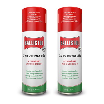 Ballistol 2x 200ml Universalöl Spray von Ballistol