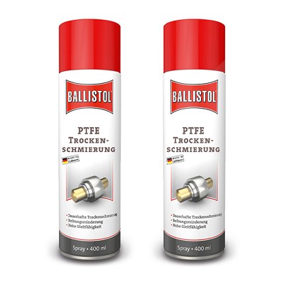 Ballistol 2x 400ml PTFE Trockenschmierung Spray von Ballistol