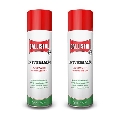 Ballistol 2x 400ml Universalöl Spray von Ballistol
