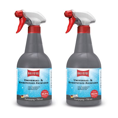 Ballistol 2x 750ml Universal- und Kunststoff-Reiniger von Ballistol